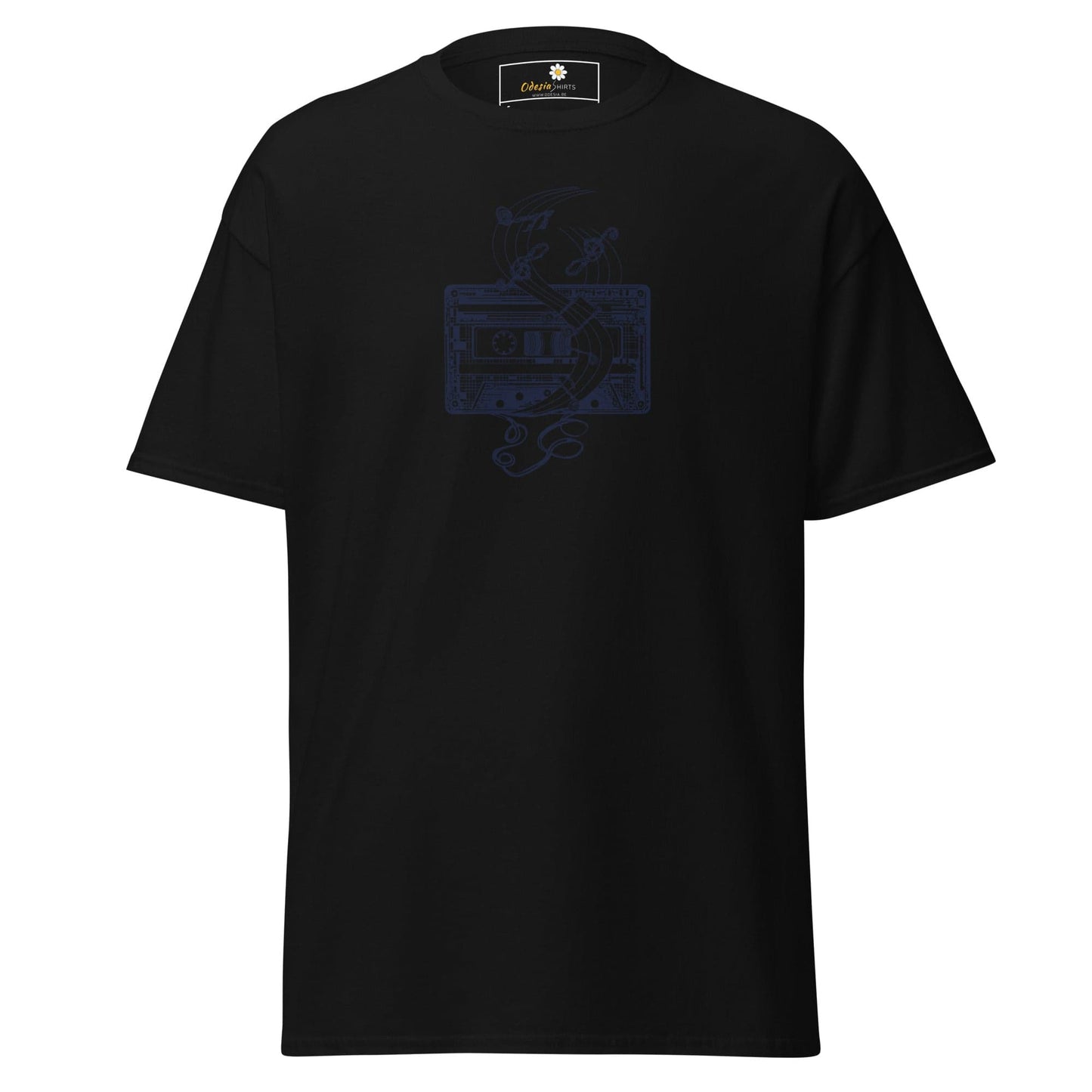 Unisex classic t-shirt - MUSIC TAPE - REGULAR - Black / S