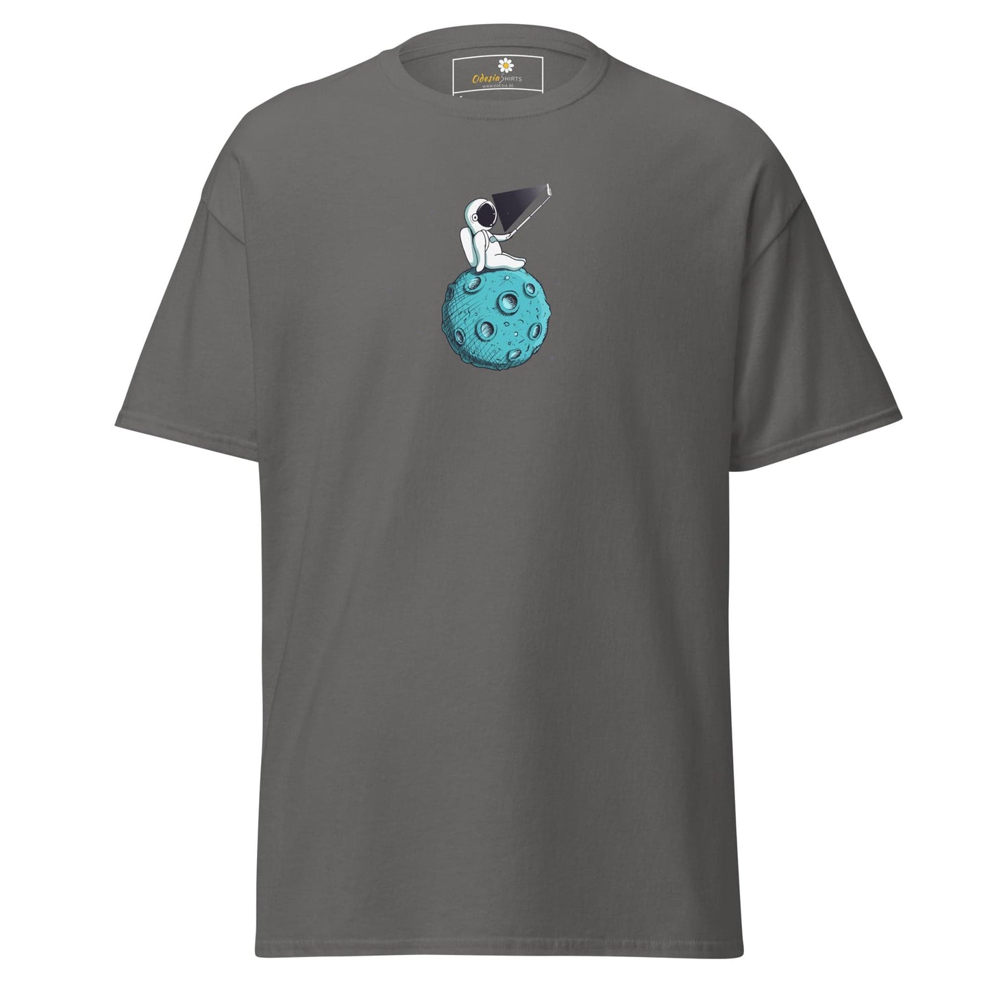 Unisex classic tee - ASTRONAUT SELFIE - REGULAR - Charcoal / S