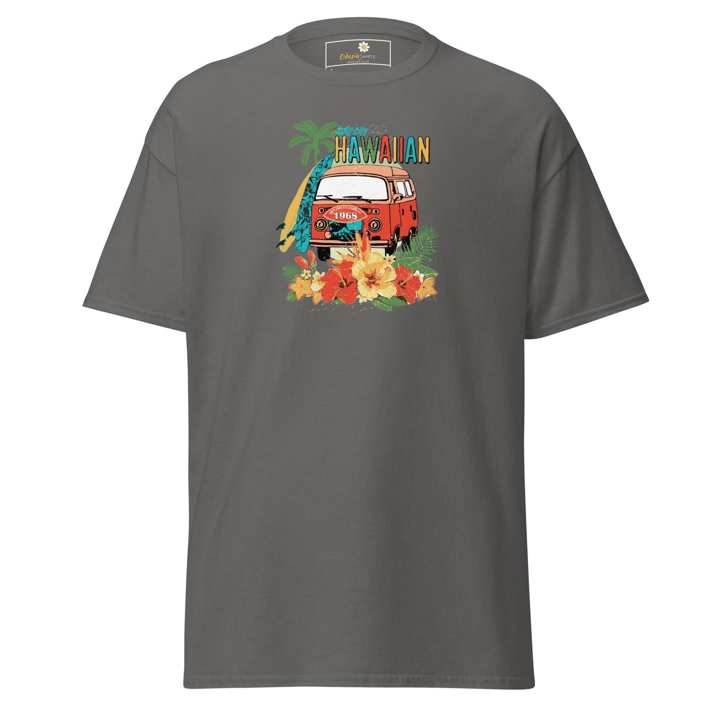 Unisex classic tee - SUMMER HAWAIAN VAN - REGULAR - Charcoal / S