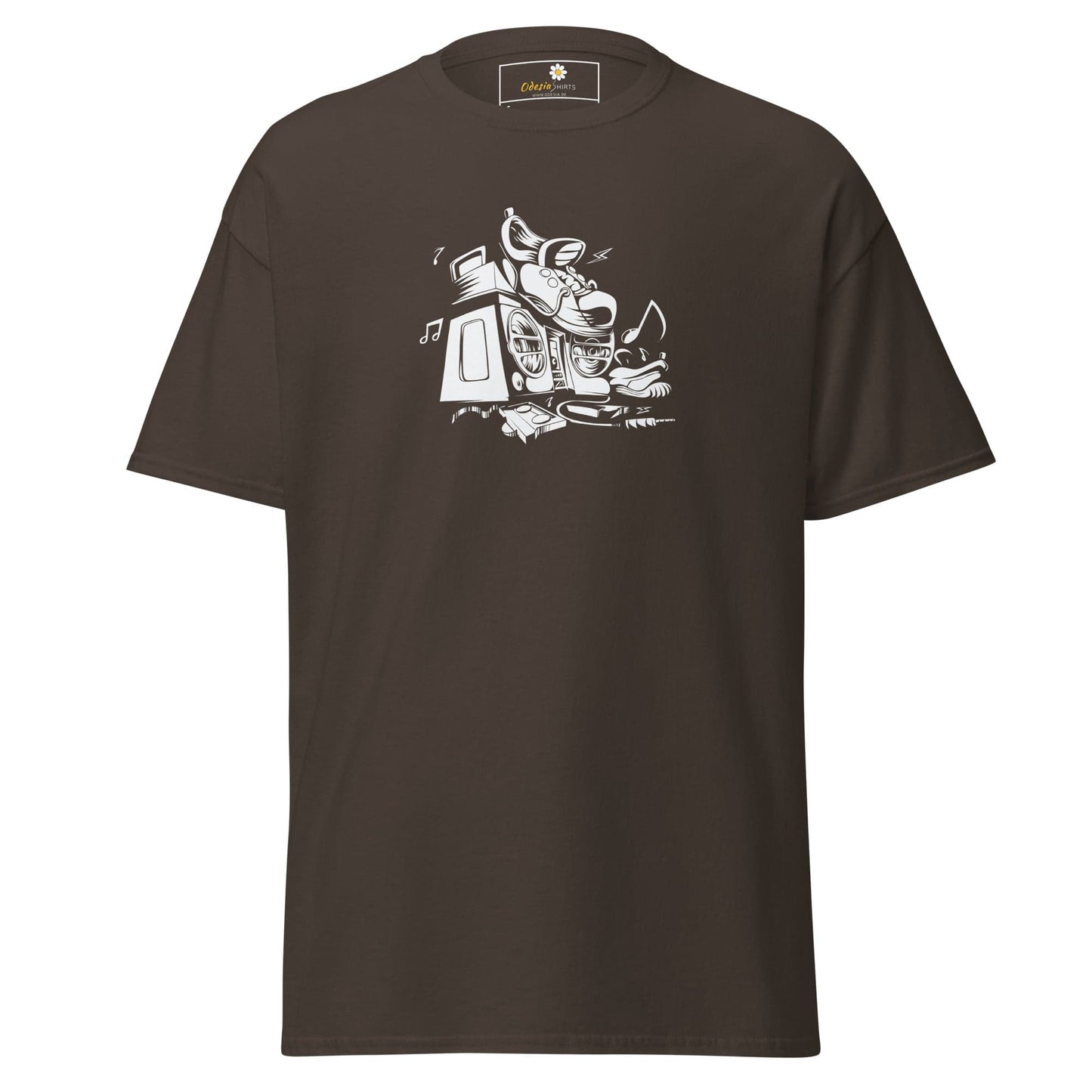Unisex classic t-shirt - FANTASY SHOES THINGS - REGULAR - Dark Chocolate / S