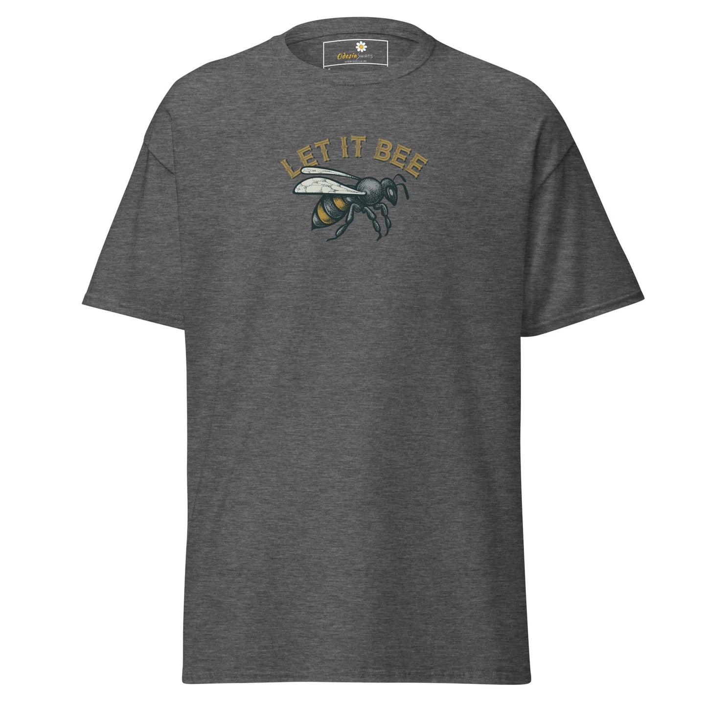 Unisex classic tee - ANIMALS MISC FUN BEE - REGULAR - Dark Heather / S