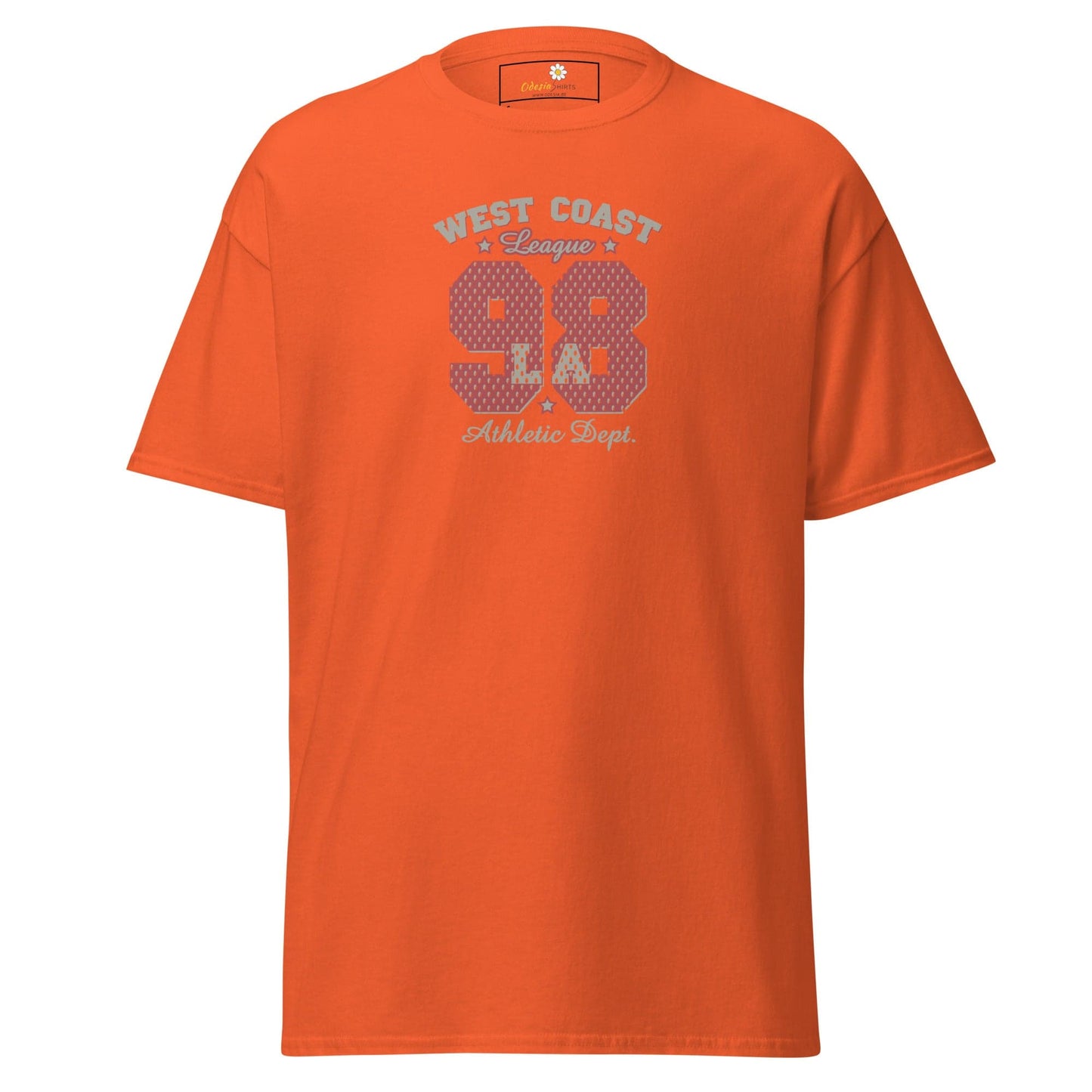 Unisex classic t-shirt - SPORT WEST COAST 98 - REGULAR - Orange / S