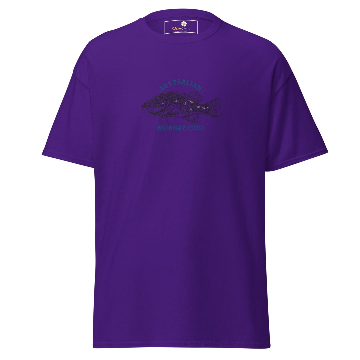 Unisex classic tee - WILD LIFE AUSTRALIAN FISH - REGULAR - Purple / S