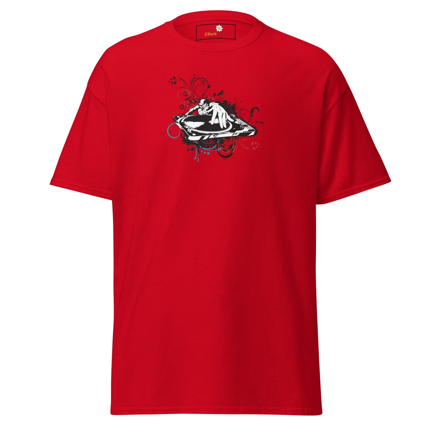 Unisex classic tee - MUSIC DISK JOCKEY - REGULAR - Red / S