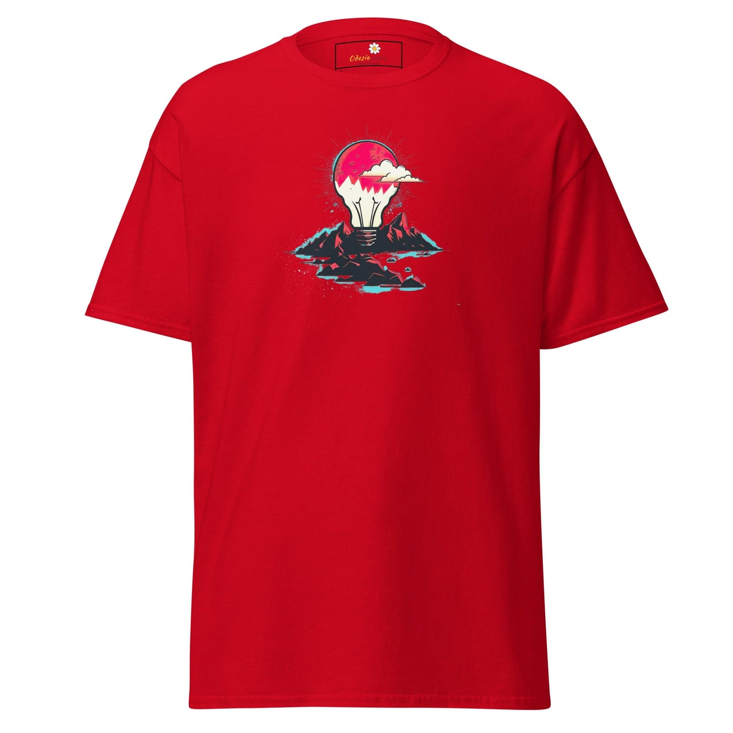 Unisex classic tee - MISC LIGHTBULB MOUNTAIN - REGULAR - Red / S