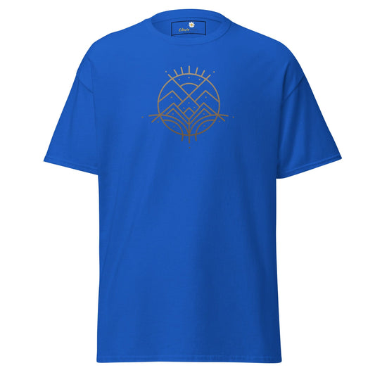 Unisex classic tee - ABSTRACT LANDSCAPE - REGULAR - Royal / S