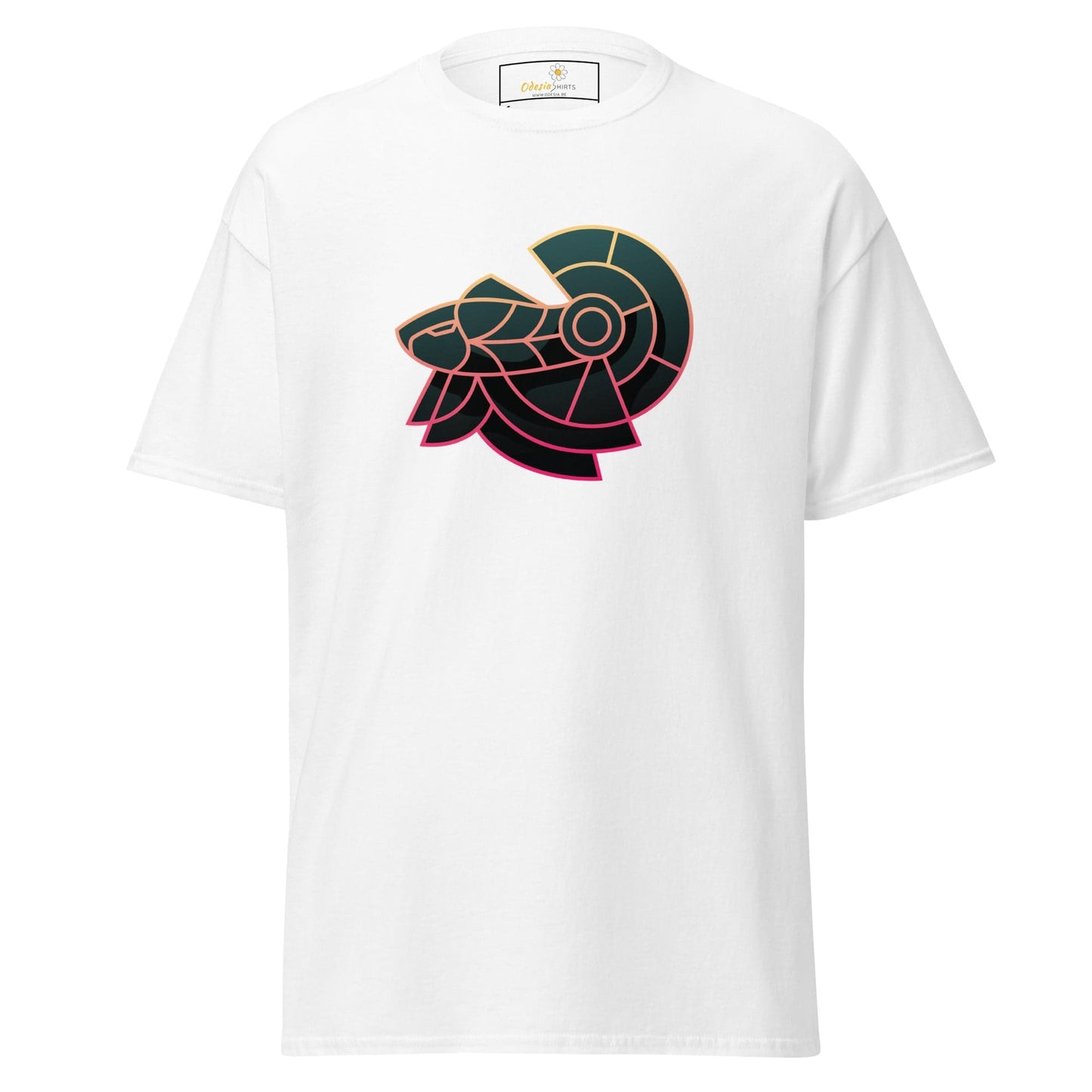 Unisex classic tee - ABSTRACT HERMIT - REGULAR - White / S