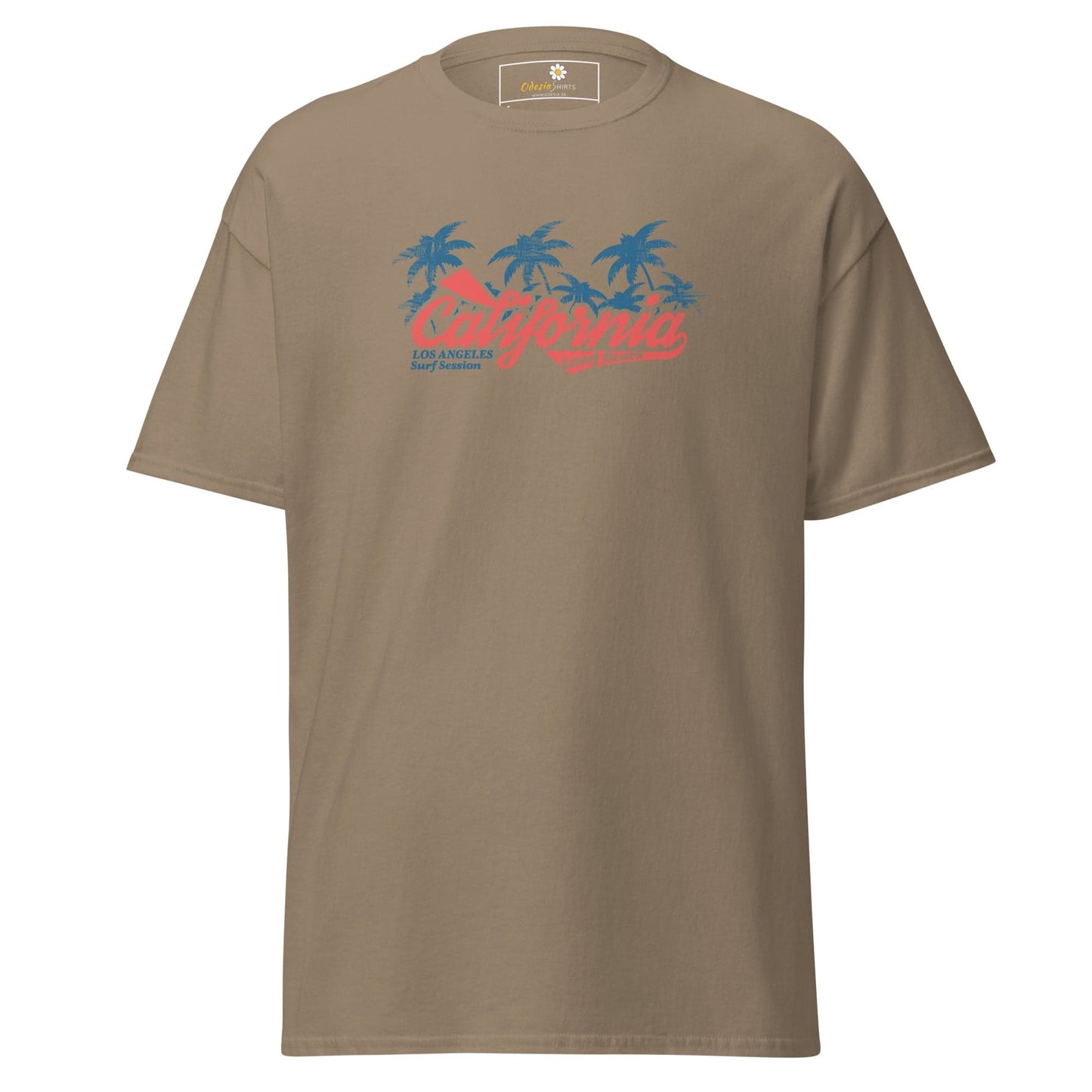 Unisex classic t-shirt - SUMMER CALIFORNIA DREAMS - REGULAR - Brown Savana / S