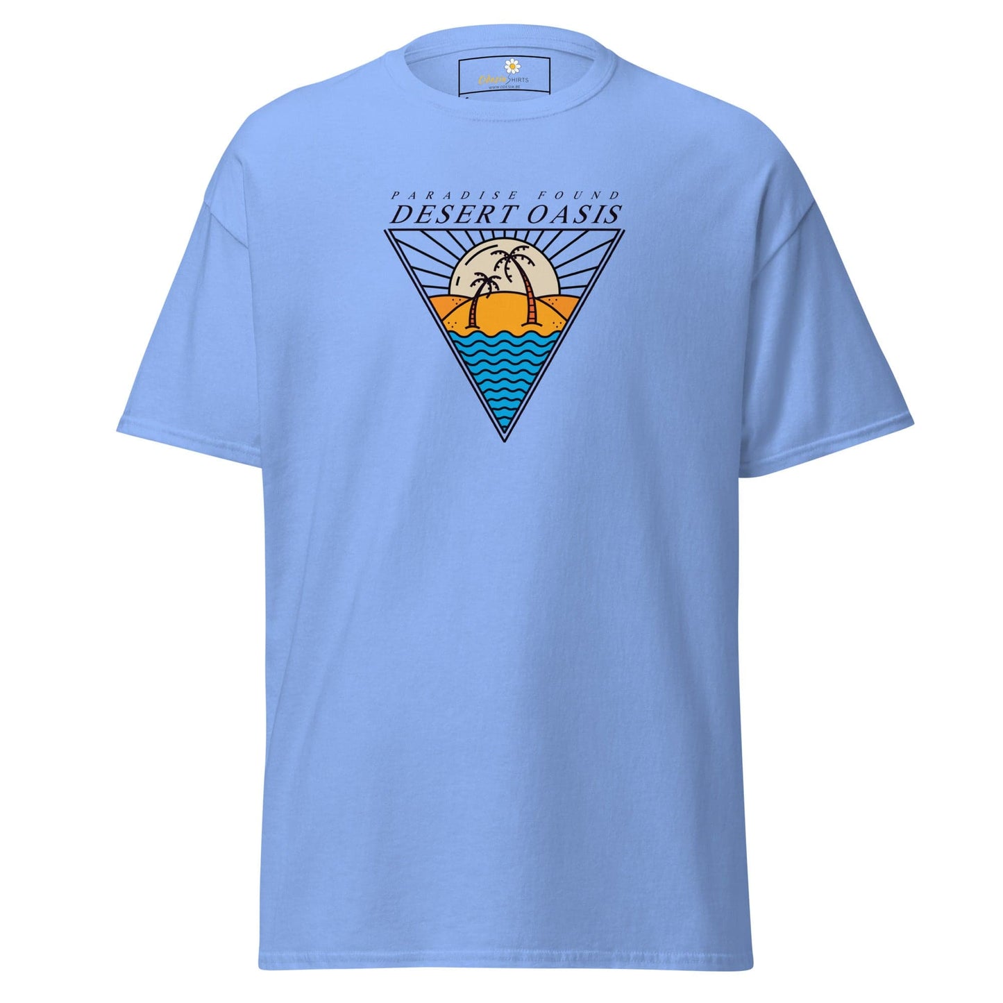 Unisex classic t-shirt - SUMMER DESERT OASIS - REGULAR - Carolina Blue / S